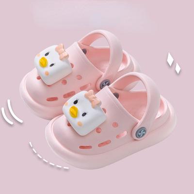 Kinderschuh Mädchen Hausschuhe Cartoon Niedlich Baotou Sandalen Junge Ausgehöhlte Schuhe Rutschfeste Weiche Sohlen Kindersandalen Kind Laufschuh