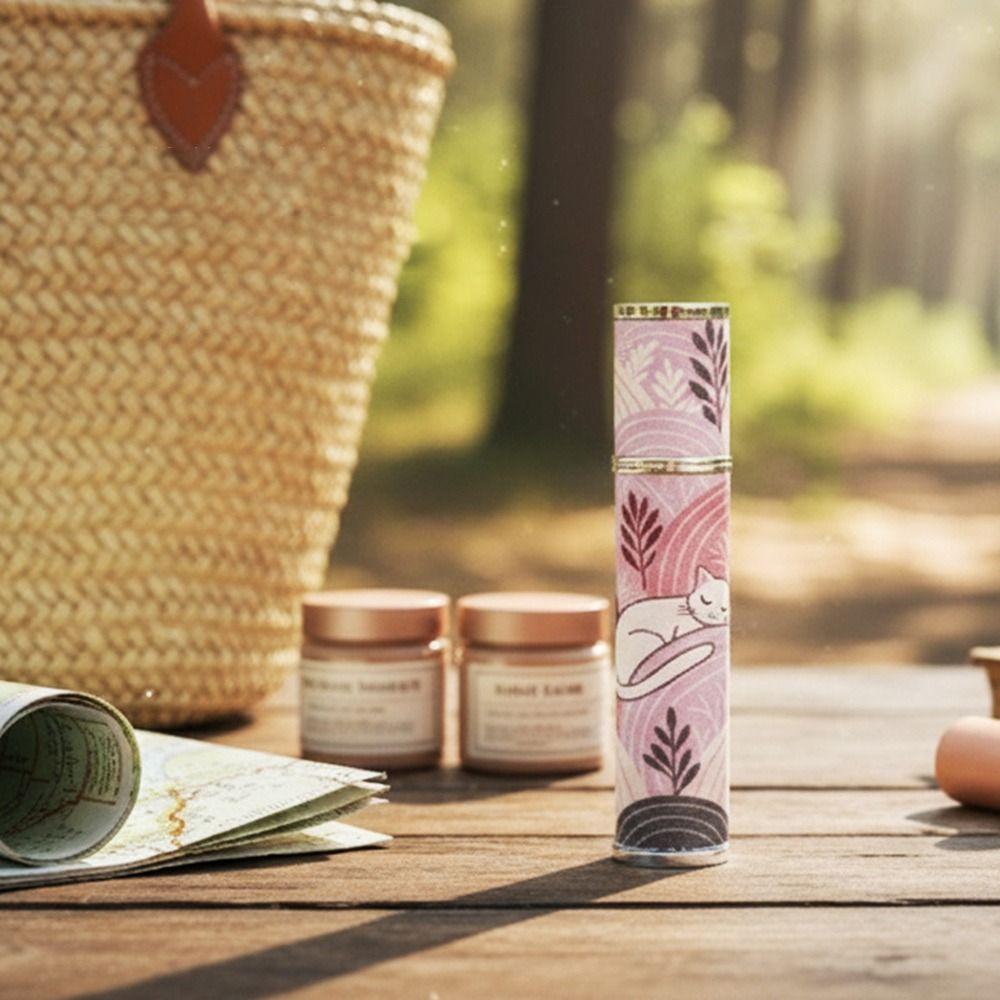 10ml Perfume Bottle PU Leather Perfume Atomizer Bottle Portable Cosmetic Container  for Woman