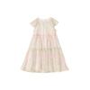 Deesha Girls' Summer Watercolor Print A-line Dress