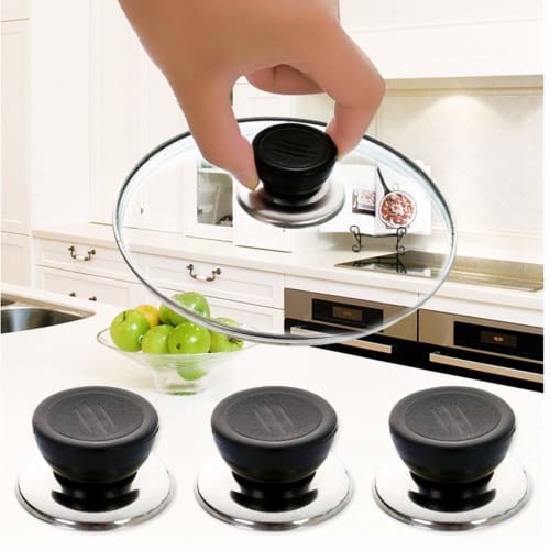 Pot Lid Cover Knob Handle, Pot Lid Handle, Pot Handle Replacement Part, Pot Lid Knob, Glass Saucepan Casserole Kettle Cover Knob - Pan Lid Retainer Ha