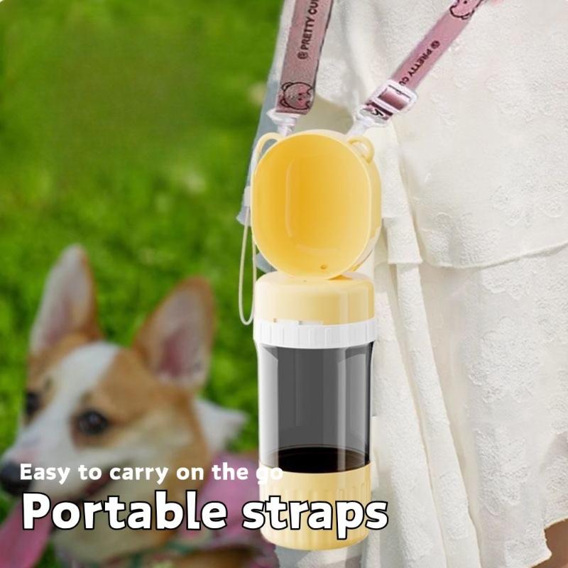 Strap Style Outdoor Water Bottle For Dogs Portable Dog Water Bottle Pet Companion Cup Outdoor Drinking Cup For Dogs