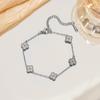 Fashionable Four-leaf Clover Bracelet Light Luxury High-end Women's Niche Jewelry Accessories Hand Jewelry