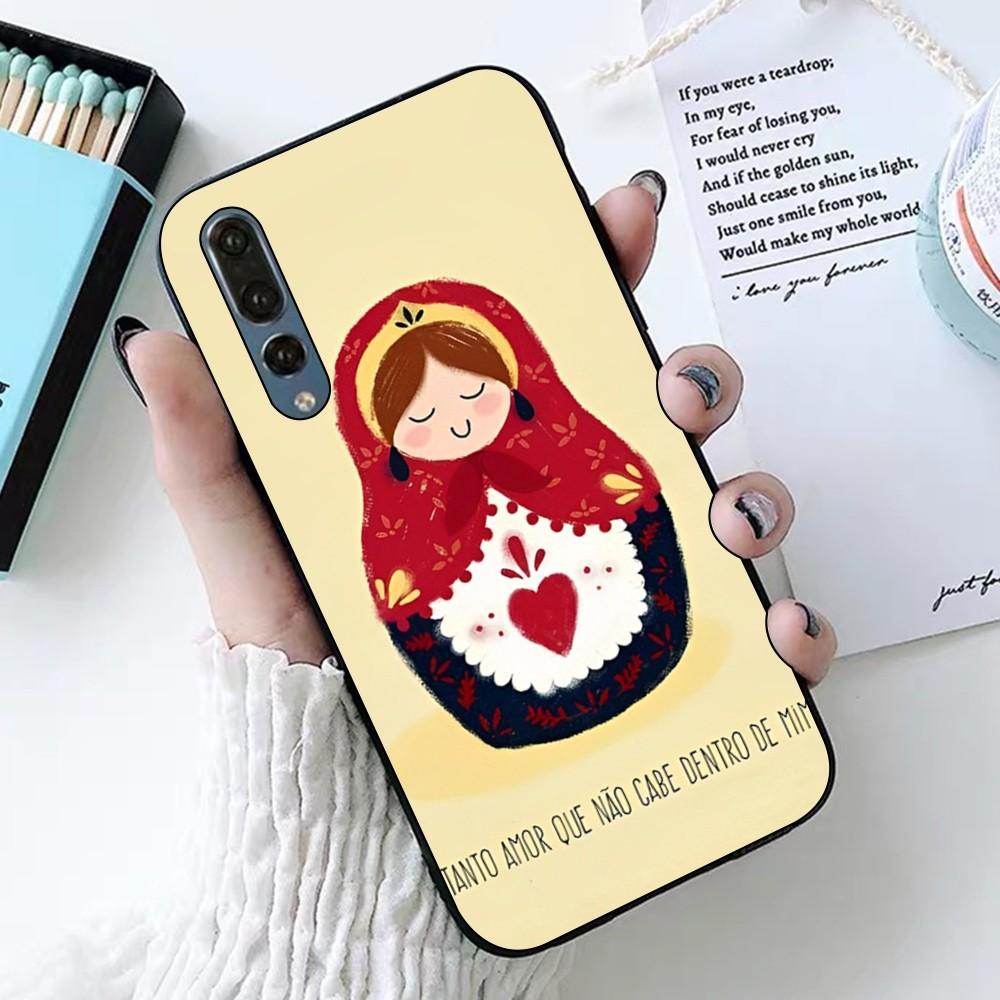 Russian Dolls Matryoshka Phone Case For Huawei P 8 9 10 20 30 40 50 Pro Lite Psmart Honor 10 Lite 70 Mate 20lite