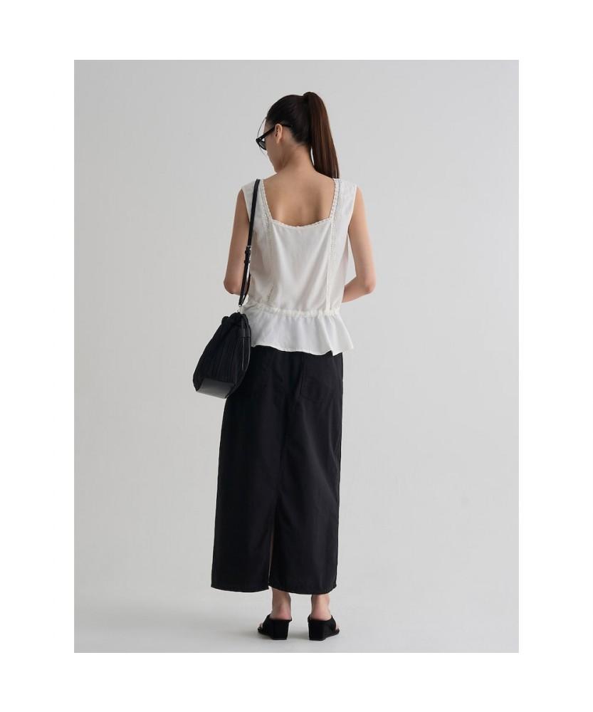 8Seconds Lightweight Denim Maxi Skirt Black