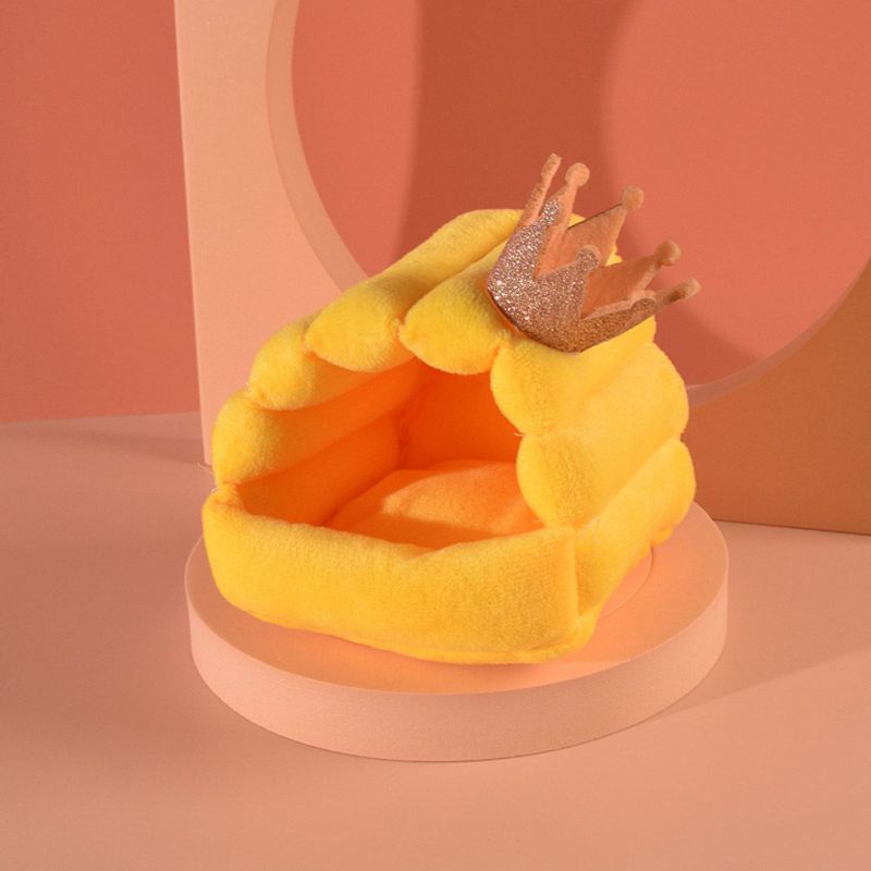 Chinchilla Rat Rabbit Bed Small Pet Animal Hamster Cages Warm House Nest For Guinea Pigs Mice Cotton Fabric Small Animal Bed