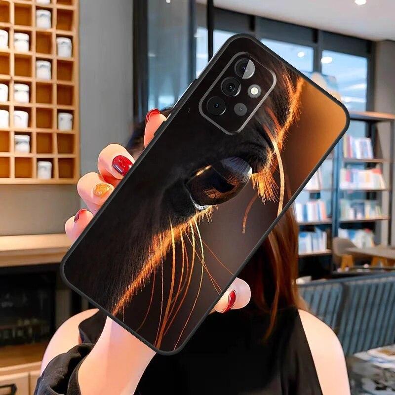 Husă pentru telefon Horse pentru iPhone Samsung Galaxy Redmi Xiaomi Oppo OnePlus Note SA 7 8 9 10 11 12 13 14 20 21 22 23 53 54 Pro Max Plus Ultra TPU moale