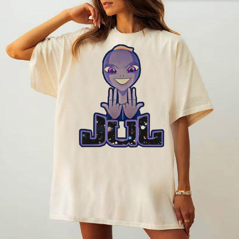 

Jul tshirt teen Comfortable Breathable Pop Culture Vintage graphic tshirt harajuku hip hop 2000s Colorful korean clothes S