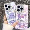Hello Kitty Kuromi Cinnamoroll Case For Iphone 17 Pro Max 17 Air 16 15 14 11 12 13 Pro Max 16 Plus 16e 13 Mini Cartoon PC Casing