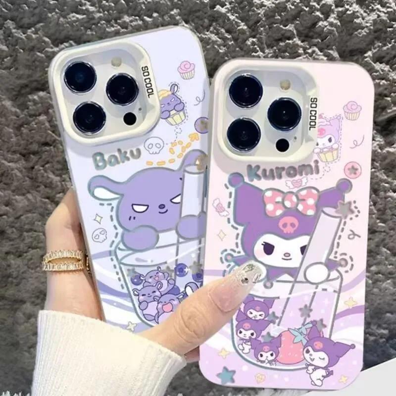 Hello Kitty Kuromi Cinnamoroll Case For Iphone 17 Pro Max 17 Air 16 15 14 11 12 13 Pro Max 16 Plus 16e 13 Mini Cartoon PC Casing