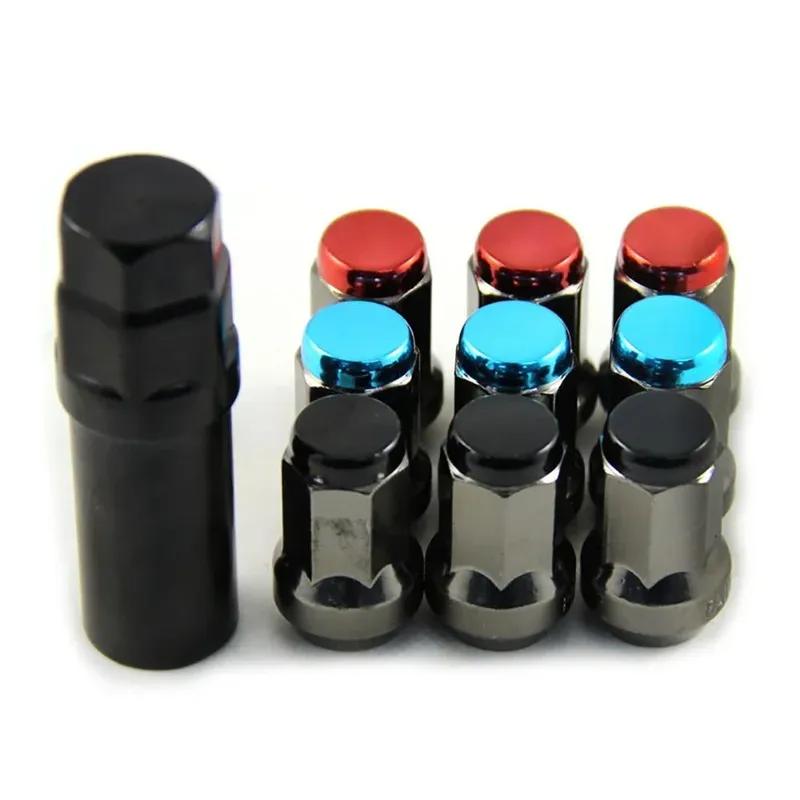 20pcs Car Wheel Rims Lug Bolts M12x1.25/1.5 Steel Anti Theft Universal Racing Wheel Nuts Fit for Nissan Toyota Mazda Auto Parts
