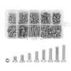 M1 M1.2 M1.4 M1.6 M2.5 M3 Metrisches Gewinde Maschinenschraube Kreuzschlitz Senkkopf Kreuzschlitz Schrauben Kasten-Set 304 Edelstahl Sortiment-Kit