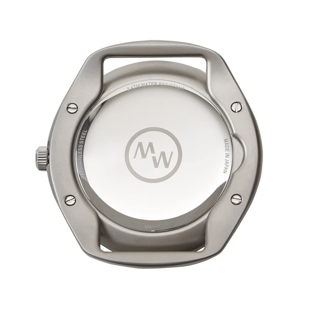 MASTER WORKS Quattro 003 MW06SN-ECNVG8 Men's Watch, Made In Japan, Quartz Movement, 39mm, Leather Strap