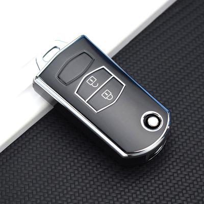 2 3 Buttons TPU Key Holder for Mazda 2 3 5 6 CX7 CX9 RX8 MX5 MPV Demio Car Key Cover Case Remote Shell Fob Bag Protector