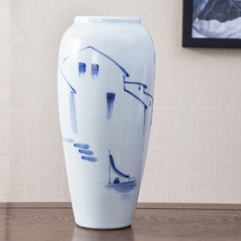 Jingdezhen Ceramic Vase for Floral Arrangements - Home Decor Ornament