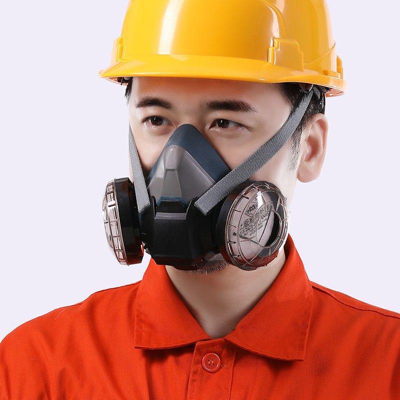 Dustproof High-Efficiency Full Face Mask with Cotton Filter for Industrial and Coal Mine Protection