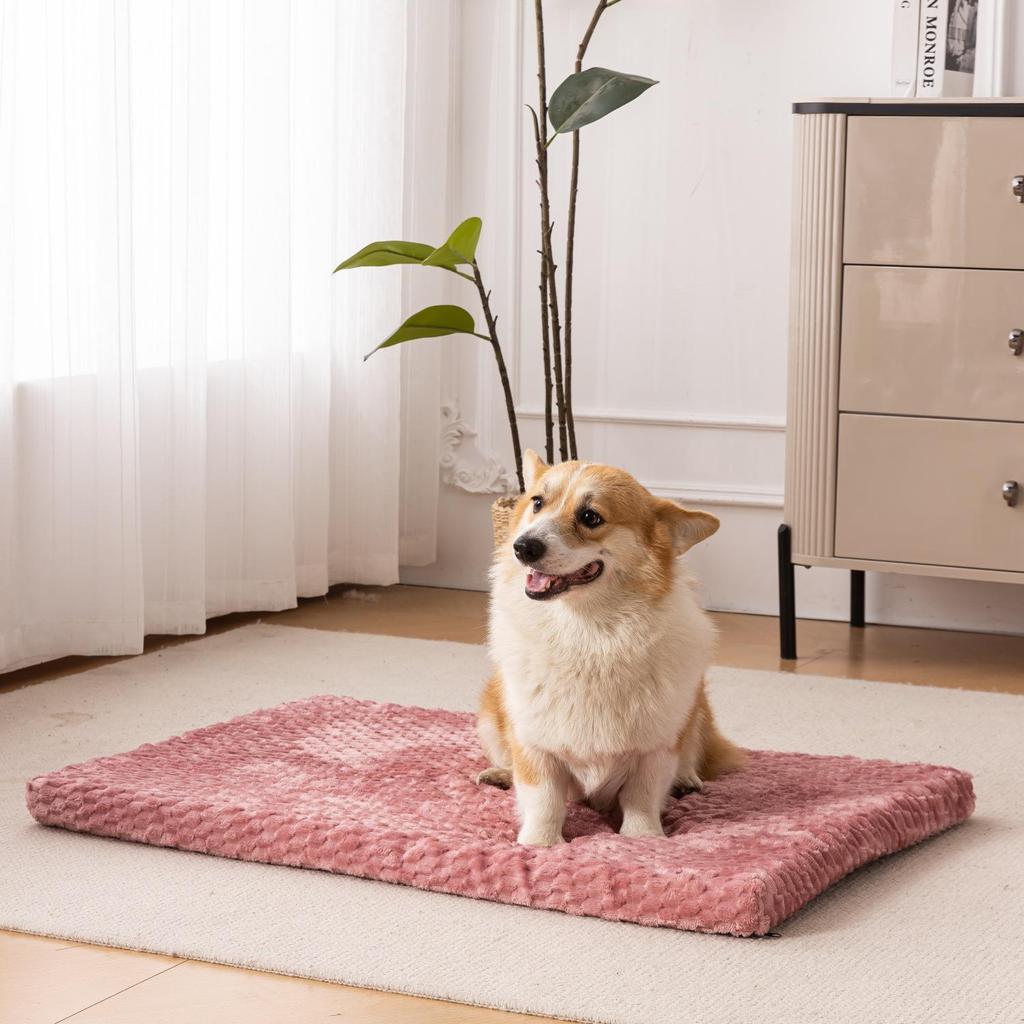 Plush Winter Pet Bed: Thickened Sponge Cushion, Removable & Washable for Cats and Dogs