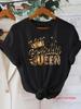 Unisexs Leopard Print Golden Crown T Shirt Casual Crew Neck Vintage Breathable Comfortable Designer Clothes Stretched