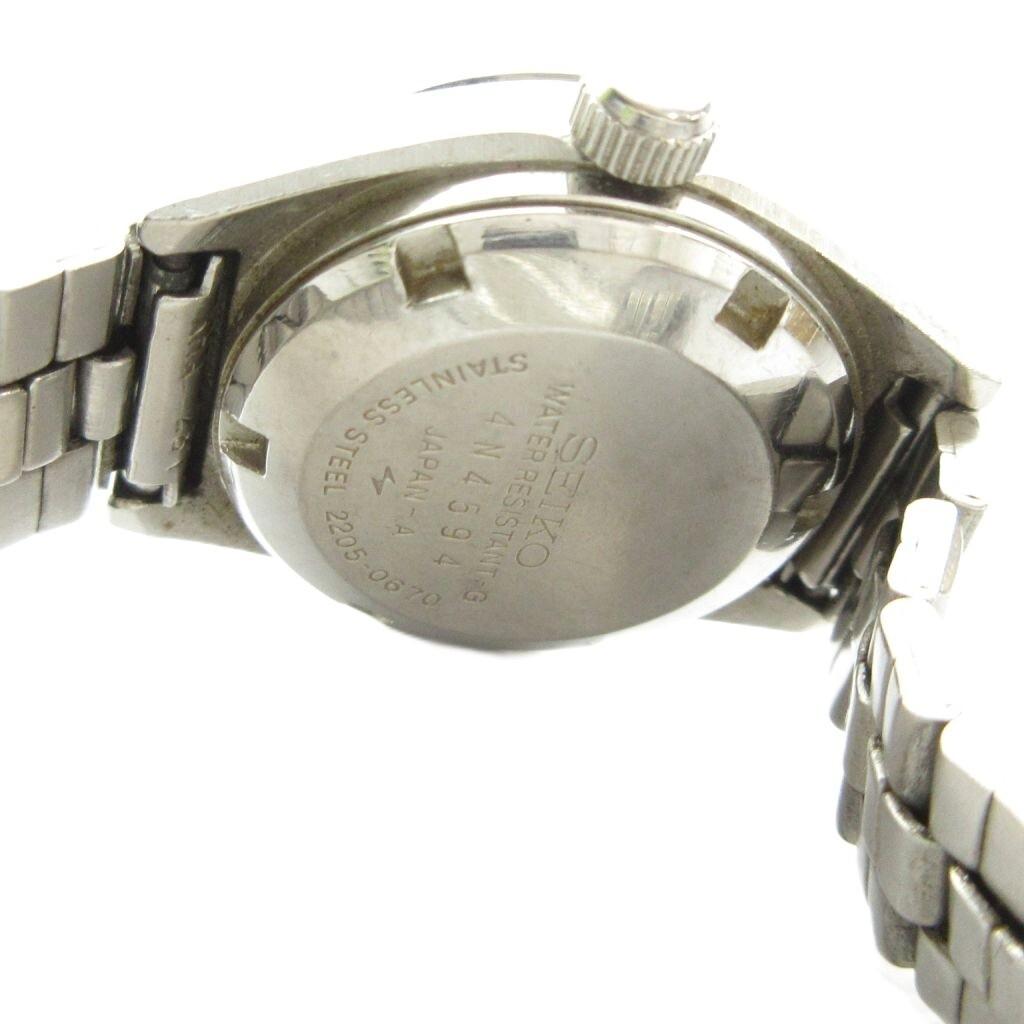 SEIKO with Silver 2205-0670 Watch, Hand-Wound, Calendar, Color, GY18/ MQ, Ladies'
