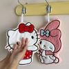 Sanrio  My Melody Pochacco Kawaii Cute Hand Towel Water-Absorbent Coral Fleece Kitchen Decor Quick-Drying Girls Towel
