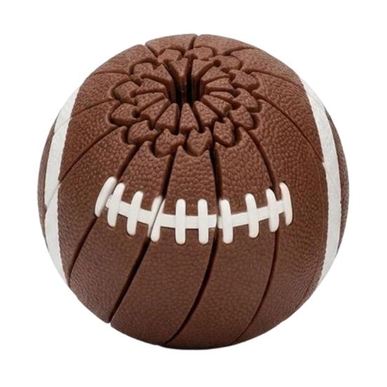 Stress Relief Toy, 3D Printed Anxiety Relief Design, Twist And Rotate Portable Interactive Toy, Decompression Toy for Teens rugby