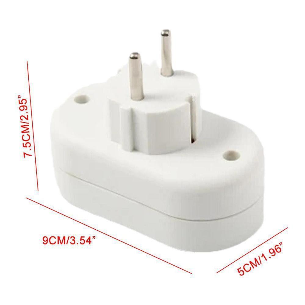 Universal 1 to 3/4 Way EU Conversion Plug 16A Fire Resistant Socket Adapter 250V Travel Adapter Travel Essential