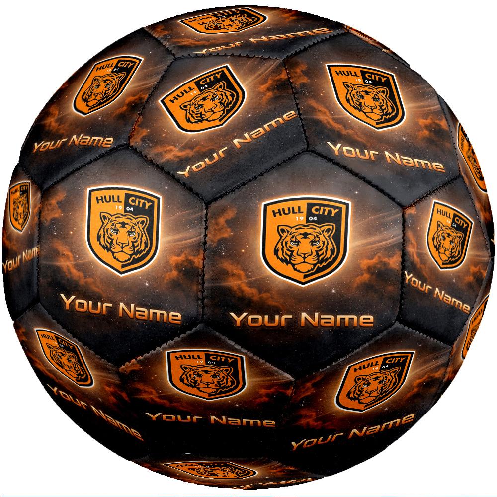 Hull City Fashion Size 5 Football Wearproof Non‑Slip Soccer Ball For Sports Training Entertainment Use