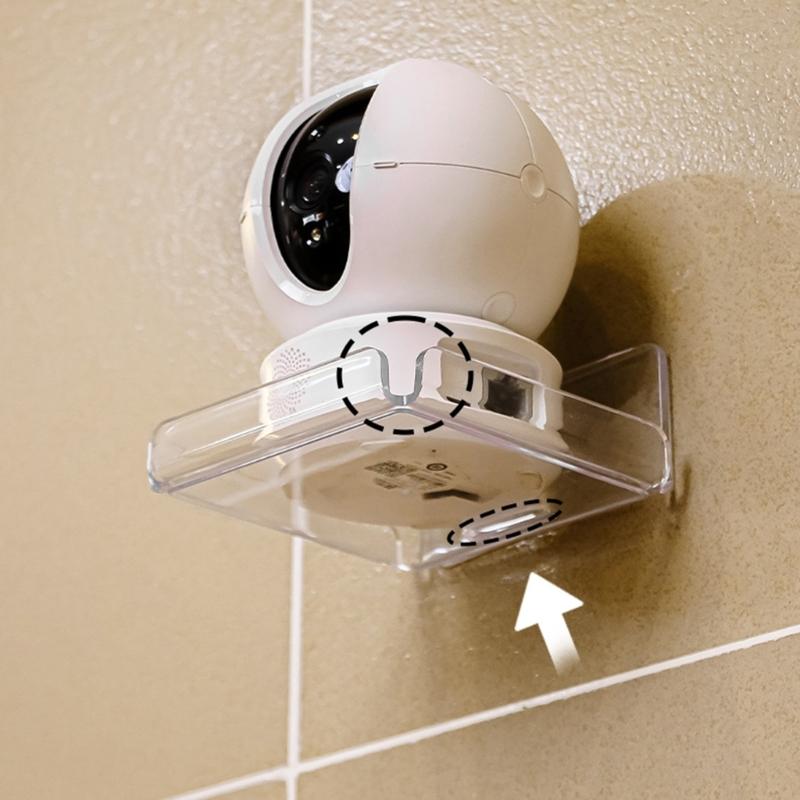 Efficient Wall-Mounted Bracket Acrylic Soap Support for Security Monitorings