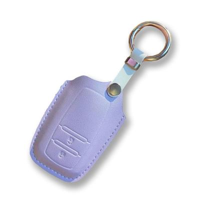 Toyota Compatible Leather Key Case Key Cover Smart Key Shockproof Dustproof Lightweight Compatible Car