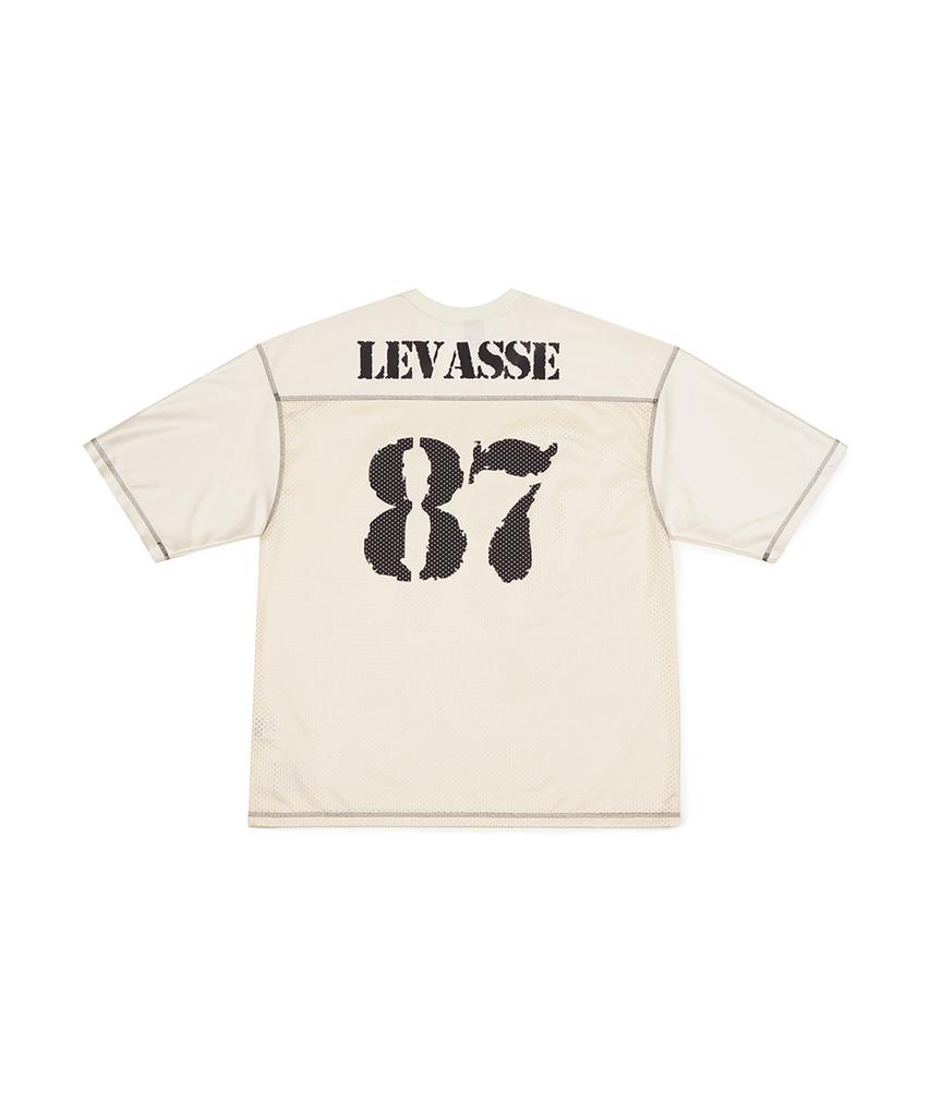 Leubase Mesh Rugby Shirt – Cream