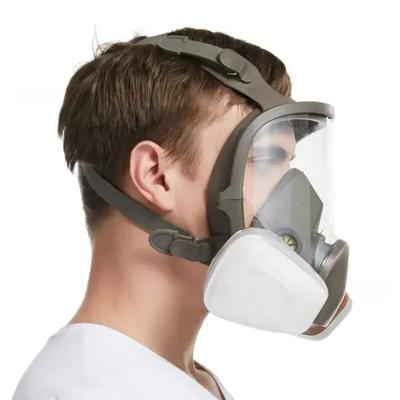6800 Anti-Fog Gas Mask 7 In 1 Gas Mask Dustproof Respirator Paint Pesticide Spray Silicone Full Face Filters for Laboratory Welding