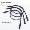 38cm M6 6mm 2 3 5-Pin Kern Stecker Buchse Julet Elektrischer Stoßverbinder Stecker Kabel Stecker Roller Bremse wasserdicht Signal Sensor Kabel