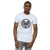 Marvel Mens Agents Of SHIELD Distressed Logo T-Shirt