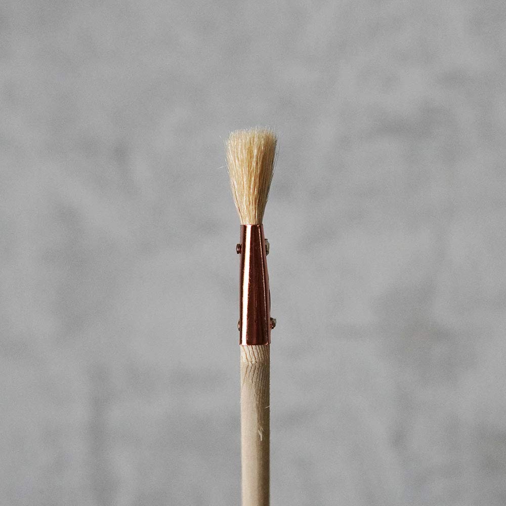 Hakeichi Goat Hair Joint White Set of 10 Brush, Hair, Sakuramejitan, 15mm,