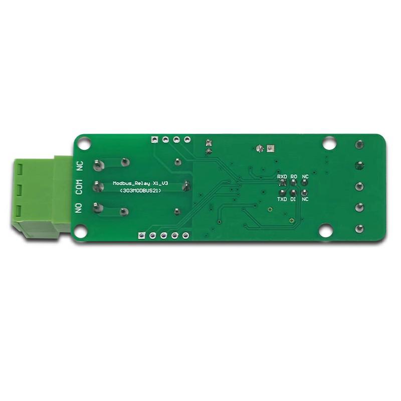 Modbus RTU Single-Channel Relay Module RS485/TTL 1 Input/Output Pluggable Terminal