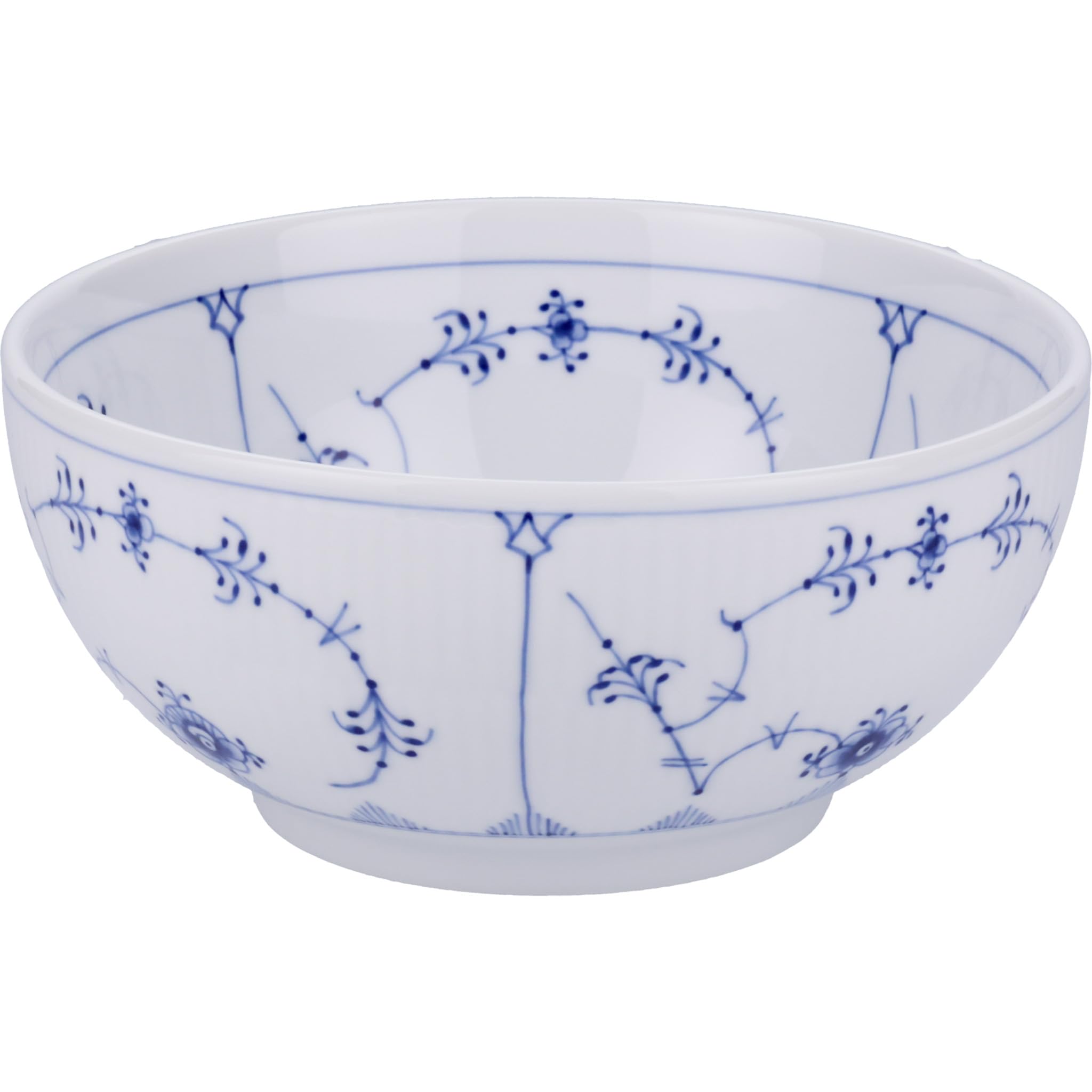

[Officially Imported] Royal Copenhagen Blue Fluted Plain Bowl, 18cm, 1017190