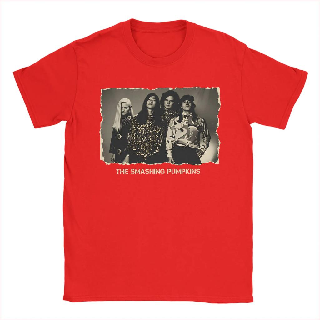 The Smashing Pumpkins T-Shirt Beach Cotton T Shirts for Men Women Novelty Casual Tshirt Short Sleeve Retro Tops