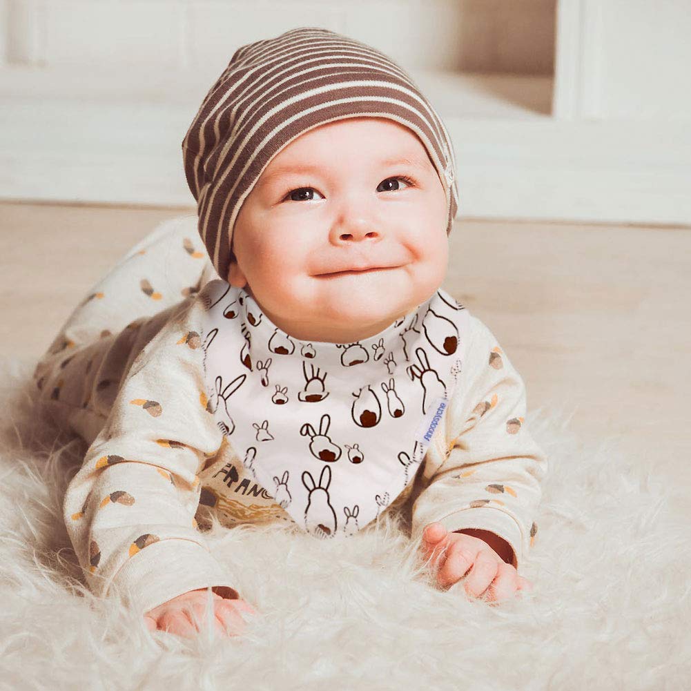 Just Baby Baby Triangle Set of Soft Cotton Bibs for Boys and Adjustable Includes Mouth Perfect for and as a Baby Gift Bibs, 8, Girls, Sizes, Wipes,