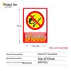 GUAIKEAI "No Smoking" Safety Warning Sign