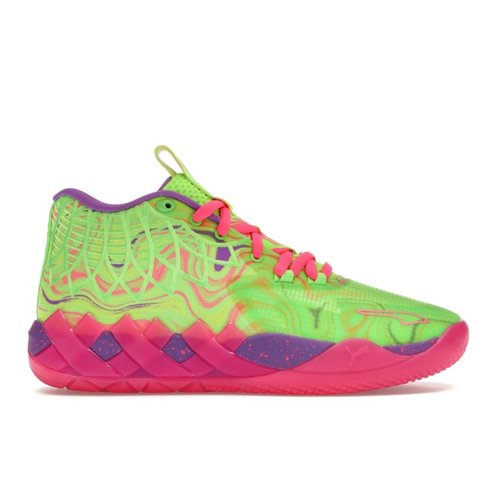 Puma MB.01 Inverse Toxic Men Sneakers Green Purple-Glimmer Knockback-Pink 310437-01