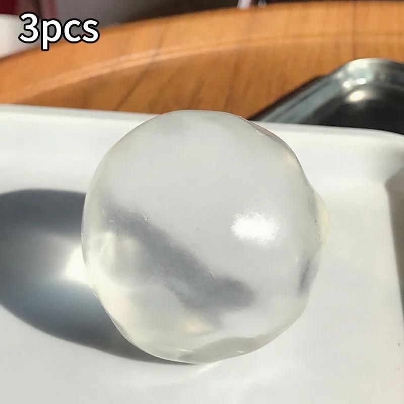 Squishy Plasticity Mochi Fidget Toys Transparency Coconut Oil Maltose Squeeze Toy Funny Anti-Stress Sensory Toy For Kids Adults