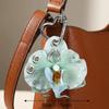 Fashion Simulation Flower Orchid Lily Keychain Colorful Backpack Decoration Flower Bag Pendant Gifts Backpack Hangings Decor