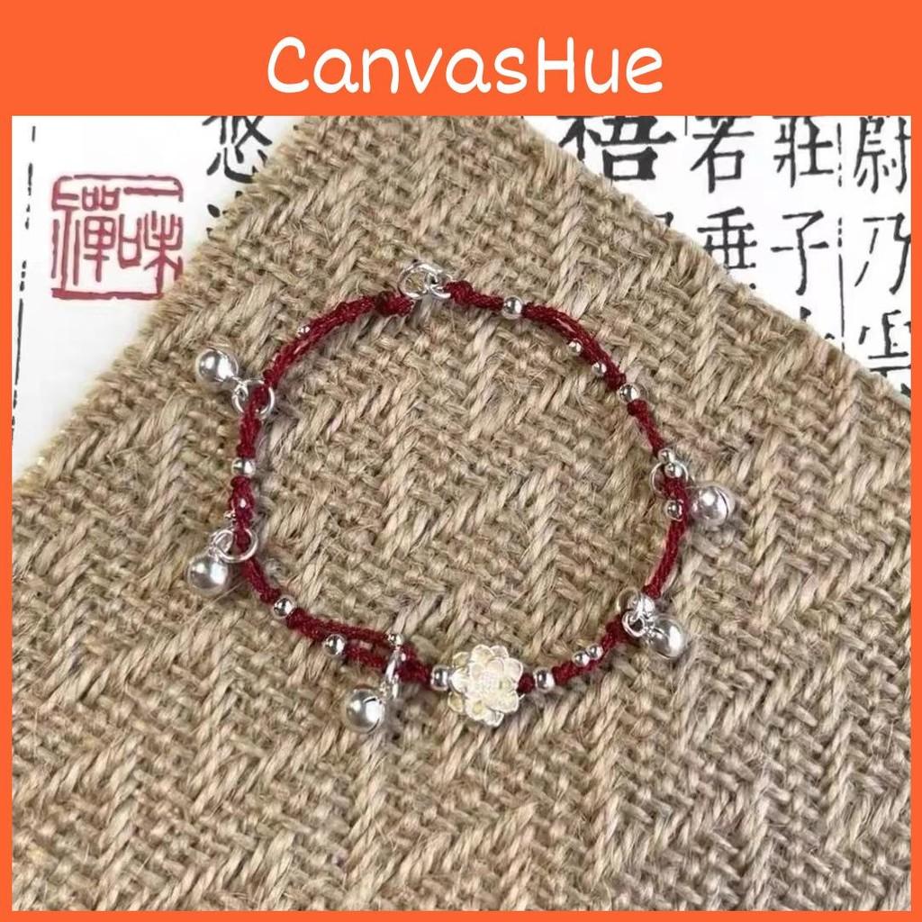 Retro Bell Lotus Bracelet Handwoven For Women And Men Jewelry Artistic