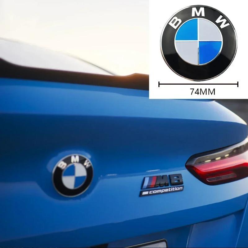 1 pz 82mm 74mm Emblema Distintivo per Auto Cofano Anteriore Posteriore Bagagliaio Logo Per BMW E46 E39 E38 E90 E60 Z3 Z4 X3 X5 X6 51148132375 Emblema Bmw