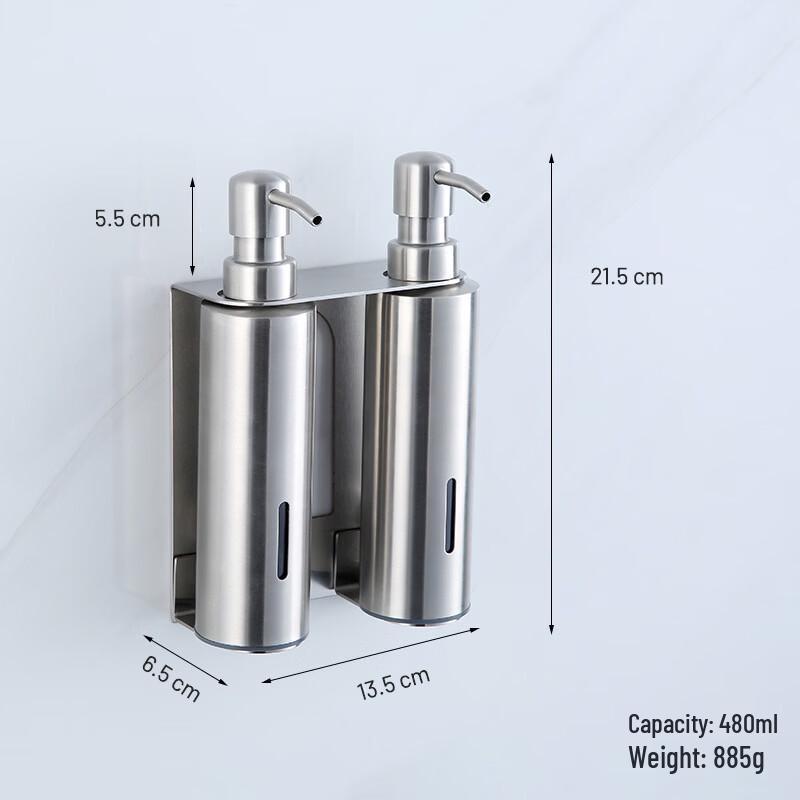 Handon Wall-Mounted Stainless Steel Soap Dispenser