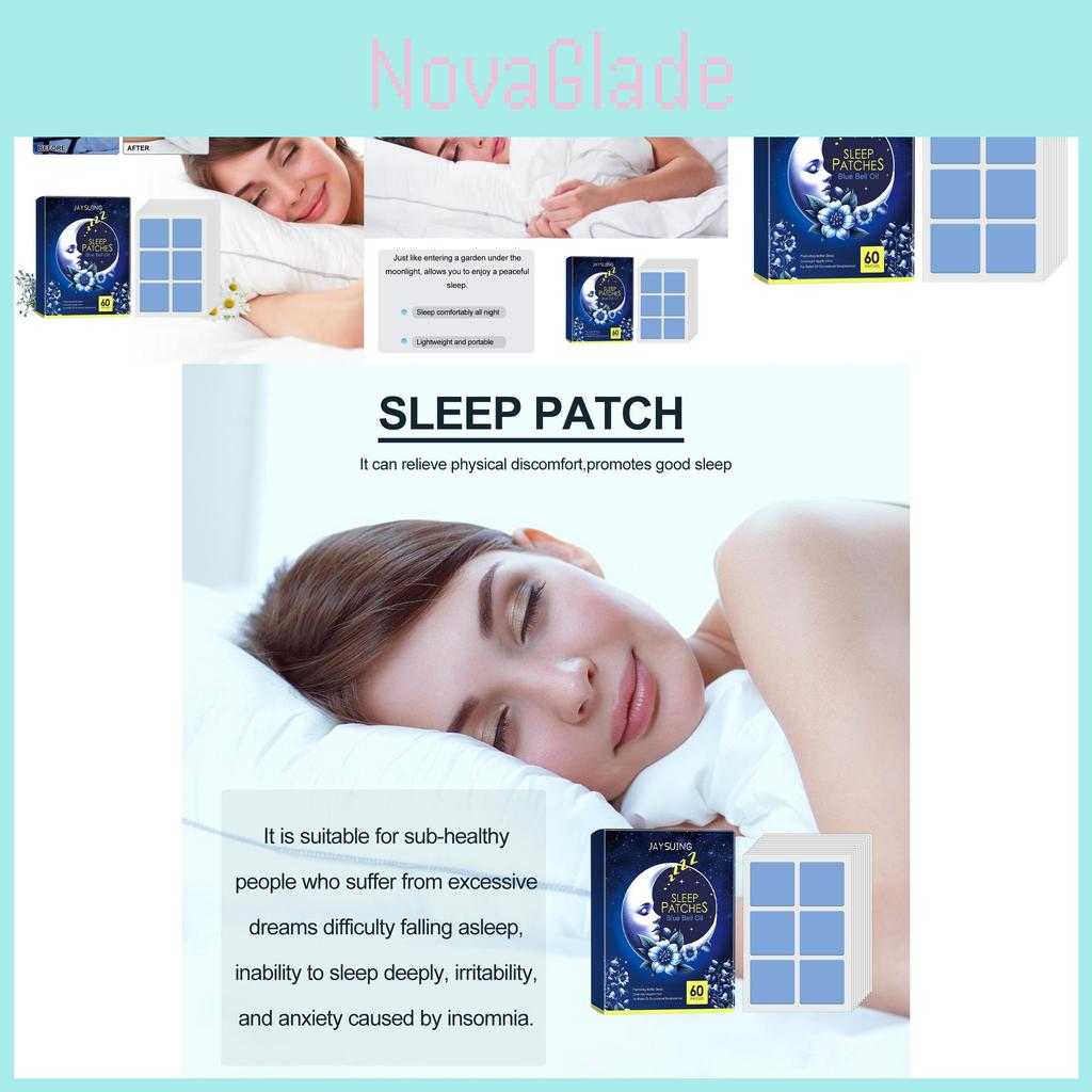 Bluebell Sleep Patches For Nighttime Comfort And Relief From Discomfort With Soft Soothing Design
