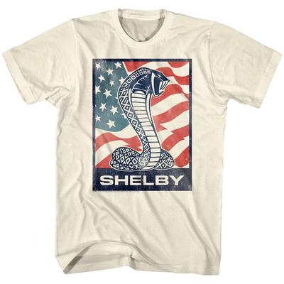 Shelby Cobra USA Flag Men's T Shirt American Stars Stripes Classic Snake Sports