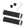 2Pcs Bicycles Handlebars Grip Soft Rubber Cover Bikes Handle Grip Cover Antislip Cyclings Handlebars Grip with End Plug