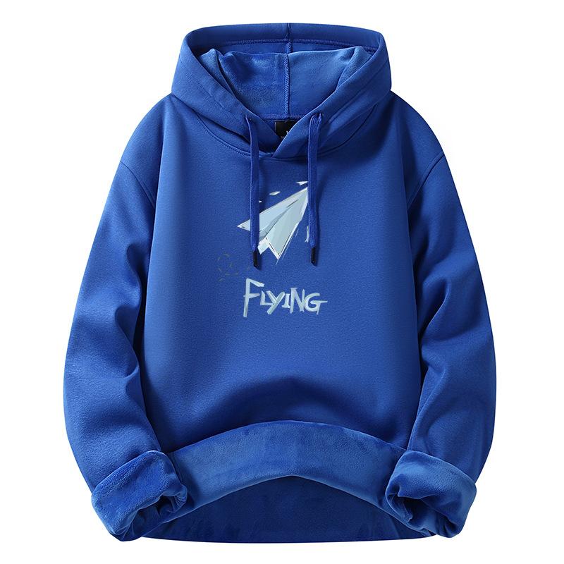 New Cotton Thickened Loose Men's Jacket Fashion Hoodie Trend Sweatshirt Tops