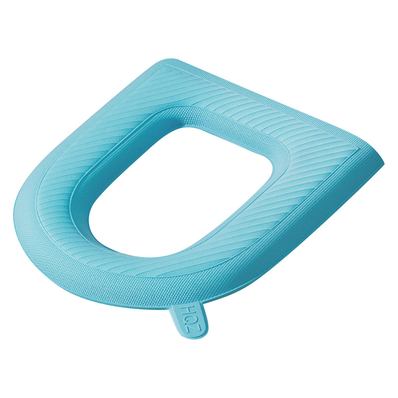 

Водонепроницаемая подушка для сиденья унитаза Four Seasons Универсальная подушка для сиденья унитаза Бытовая крышка для сиденья унитаза One Size синий