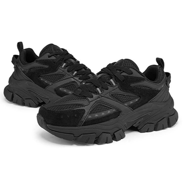 Kappa Fabric Synthetic Leather Cow Split Leather Fashion Sports Shock Absorption Non-Slip Wear-Resistant Low-Top Casual Shoes K0CW5MC32-990